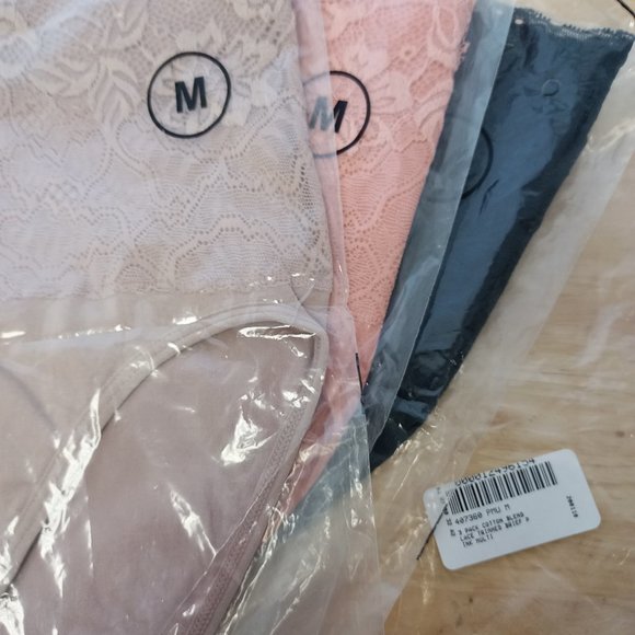 Rhonda Shear 3-Pack Cotton Blend Briefs, Medium - Picture 3 of 5